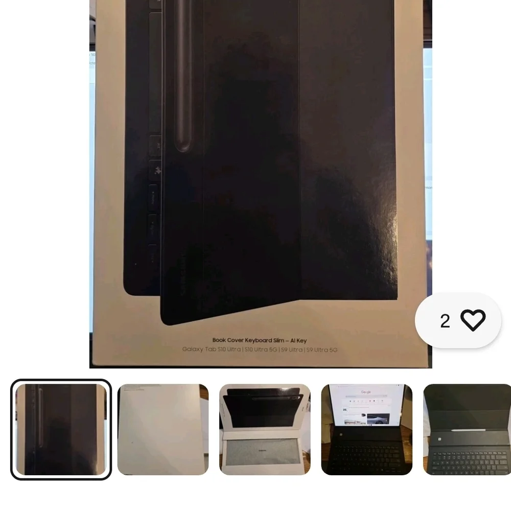 Samsung Galaxy Tab Keyboard Cover - Black